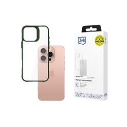 3mk ochranný kryt Satin Armor Case+ Green pro Apple iPhone 16 Pro