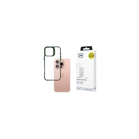 3mk ochranný kryt Satin Armor Case+ Green pro Apple iPhone 16 Pro