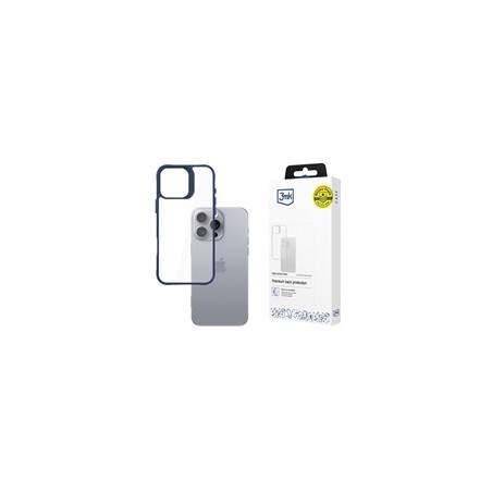 3mk ochranný kryt Satin Armor Case+ Blue pro Apple iPhone 16 Pro Max