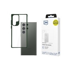 3mk ochranný kryt Satin Armor Case+ Green pro Samsung Galaxy S24 Ultra