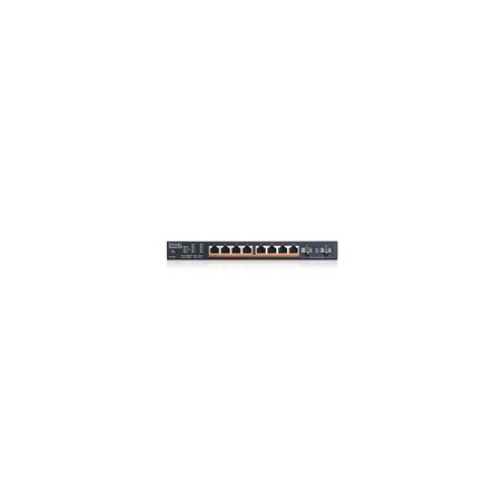 Zyxel XMG1915-10EP, 8-port 2.5GbE, 2 SFP+, 8 x PoE++ 130W Smart Switch, hybird mode, standalone or NebulaFlex Cloud