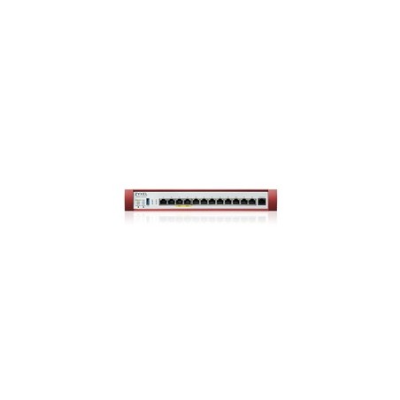 Zyxel USG FLEX 500H Series, 2*2.5G, 2*2.5G (PoE+) & 8 Gigabit user-definable ports, 1*USB with 1 YR Gold Security Pack