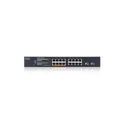Zyxel XMG1915-18EP, 16-port 2.5GbE, 2 SFP+, 8 x PoE++ 180W Smart Switch, hybird mode, standalone or NebulaFlex Cloud