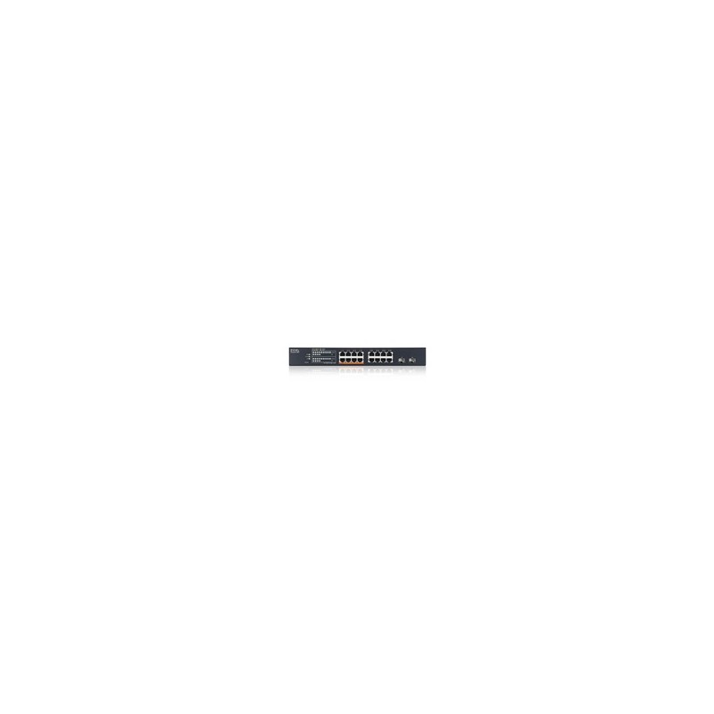 Zyxel XMG1915-18EP, 16-port 2.5GbE, 2 SFP+, 8 x PoE++ 180W Smart Switch, hybird mode, standalone or NebulaFlex Cloud