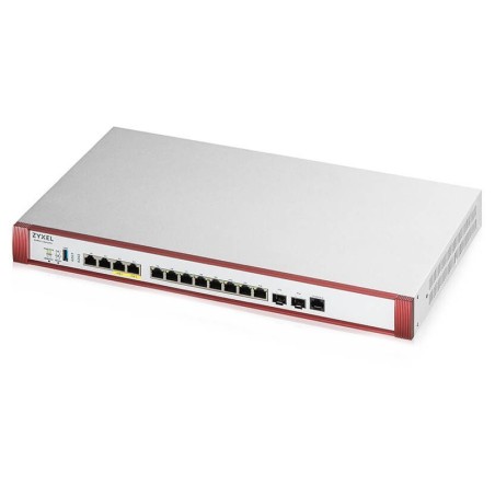 Zyxel USG FLEX700 H Series, User-definable ports with 2*2.5G, 2*10G( PoE+) & 8*1G, 2*SFP+, 1*USB (device only)