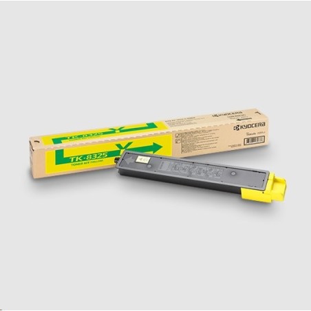 Kyocera Toner yellow na 12 000 A4 (při 5% pokrytí), pro TASKalfa 2551ci TK8325Y