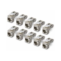 Startech CAT6A Keystone Jack 10-Pack/10-PACK90-Degree/Toolless/Shield
