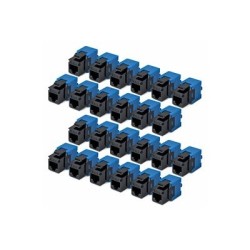 Startech CAT6 Keystone Jack 24-Pack/24-PACK180-Degree Toolless Black