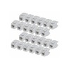 CAT6 KEYSTONE JACK 24-PACK/24-PACK180-DEGREE 110 PUNCH DOWN C6KEY110180WH24PK