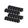 CAT6 KEYSTONE JACK 24-PACK/24-PACK180-DEGREE 110 PUNCH DOWN C6KEY110180BK24PK