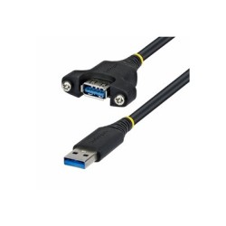 Startech 2M Panel Mount USB-A Cable/USB-A TO A Panel Mount/USB 5GBPS