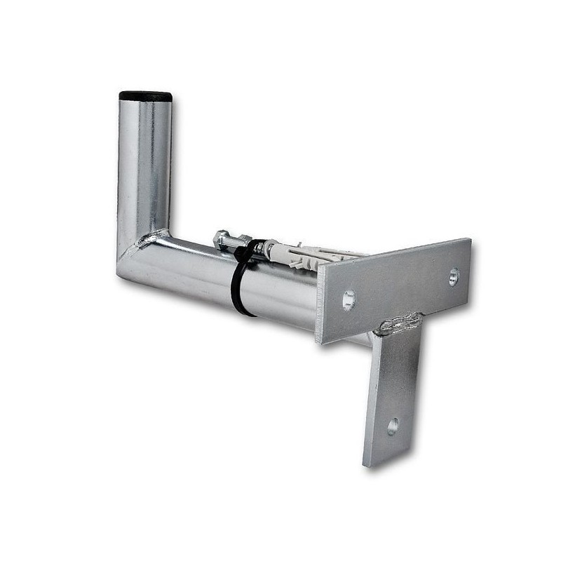 Anténní držák na zeď 15cm T,průměr 32mm (+ hmoždiny a vruty)