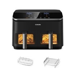 BAZAR - Cosori Dual Basket horkovzdušná fritéza 8.5l + 5x špíz a rošt - Rozbaleno (Komplet)