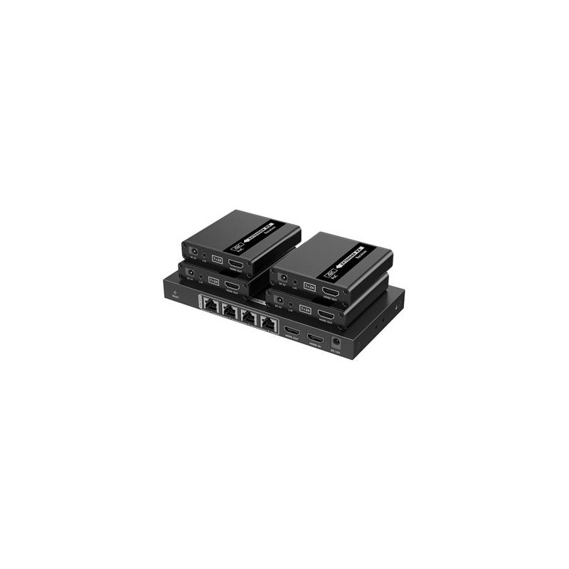 PremiumCord HDMI 1-4 splitt + ext.UHD 4K@30Hz/CATx