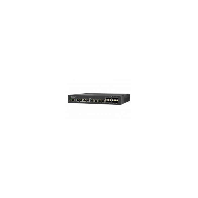 QNAP řízený průmyslový switch QSW-IM3216-8S8T: 16x 10G porty (8x 10Gb SFP+ a 8x 10Gb RJ-45)