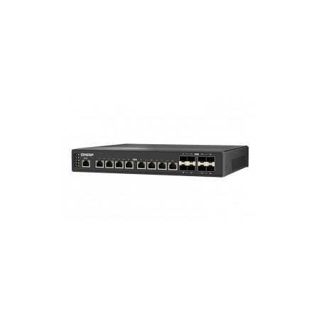 QNAP řízený průmyslový switch QSW-IM3216-8S8T: 16x 10G porty (8x 10Gb SFP+ a 8x 10Gb RJ-45)