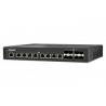 QNAP řízený průmyslový switch QSW-IM3216-8S8T: 16x 10G porty (8x 10Gb SFP+ a 8x 10Gb RJ-45)