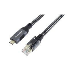 PremiumCord Ethernetový kabel USB-C na LAN RJ45 10/100/1000, 3m