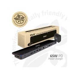BAZAR - Club3D Dokovací stanice USB-C 14v1, 1xDP, 1xHDMI, 1xVGA, 2xUSB-C, 5xUSB, čtečka SD karet, černá - Poškozený obal