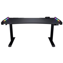 COUGAR stůl E-MARS RGB electric 1531 x 770 x 745-1195mm 2xUSB 3.0 & USB-C & 2x3,5 jack