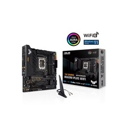 ASUS MB Sc LGA1700 TUF GAMING B660M-PLUS WIFI, Intel B660, 4xDDR5, 1xDP, 1xHDMI, WIFI, mATX