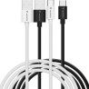 Verbatim USB kabel USB A samec - USB C samec, 18W, 1m, černo-bílá, box, 32393