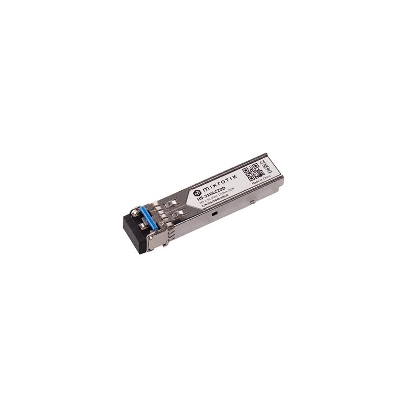 MikroTik SFP optický modul HS-31DLC20D, MM, 20km, 1G/2.5G, 1310nm