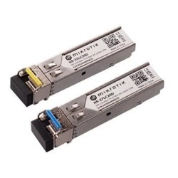 MikroTik SFP28 pár optických modulů HS-2733LC20D, SM, 20km, 1G/2.5G