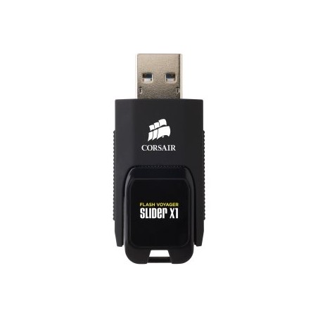 Corsair flash disk 128GB Voyager Slider X1 USB 3.0 (čtení: 130MB/s) černý