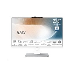 MSI PC AiO Modern AM242P 1M-2089XEU, Core 5 120U, 23.8 FHD, Anti-Glare, Non-Touch, 16GB, 512GB SSD, N/A, No OS, White