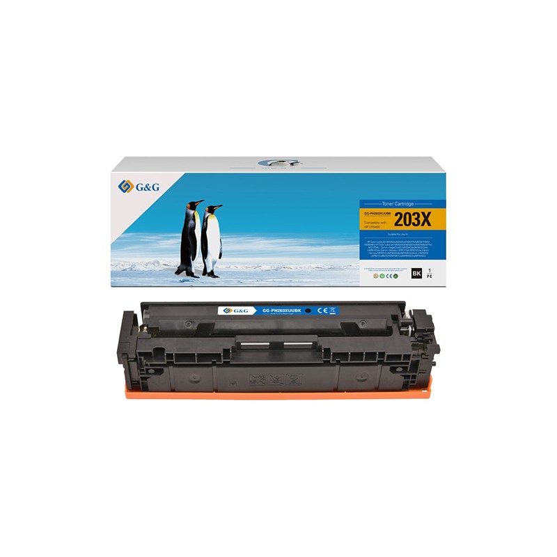 G&G kompatibilní toner s Canon 045HBK/054HBK, NT-PH203XUUBK, black, 2800str.