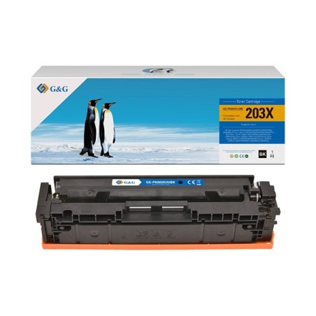 G&G kompatibilní toner s Canon 045HBK/054HBK, HP CF540X/CF400X, NT-PH203XUUBK, black, 2800str.