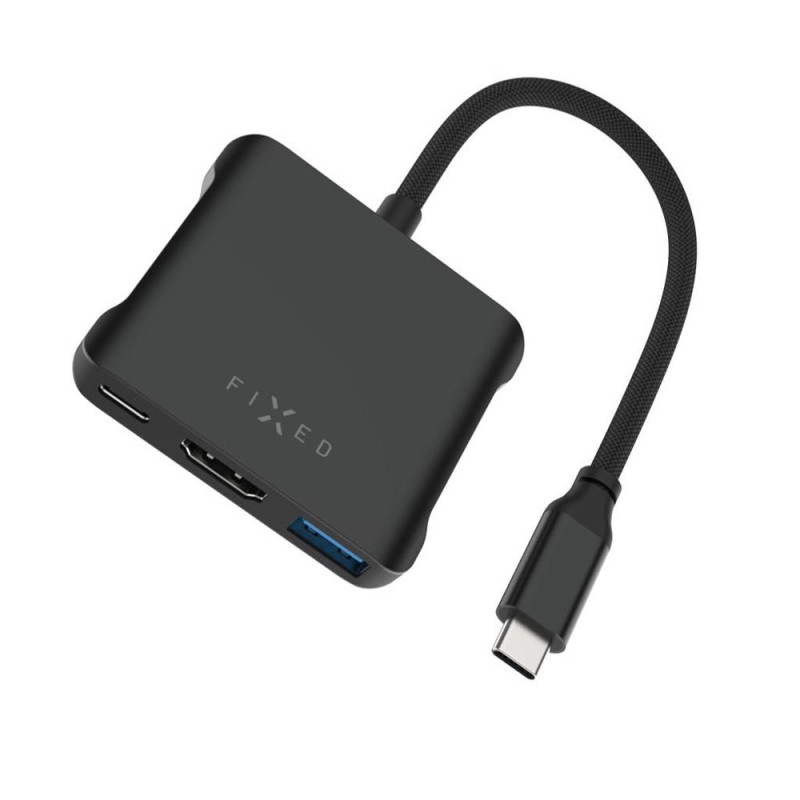 5-port hliníkový USB-C FIXED HUB,140W, PD3.1