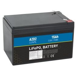 A2D2 baterie LiFePO4 12,8V 15Ah F2 R+