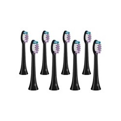 TrueLife SonicBrush Clean-series heads Sensitive black 8 pack