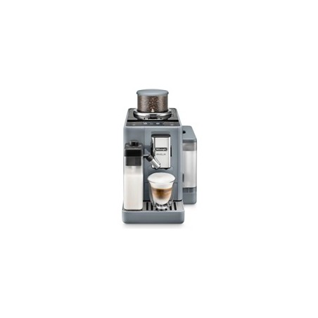 BAZAR - DeLonghi Rivelia EXAM440.55.G, automatický kávovar šedý, LatteCrema, Bean Switch, Bean Adapt, 16 nápojů - Poškoz