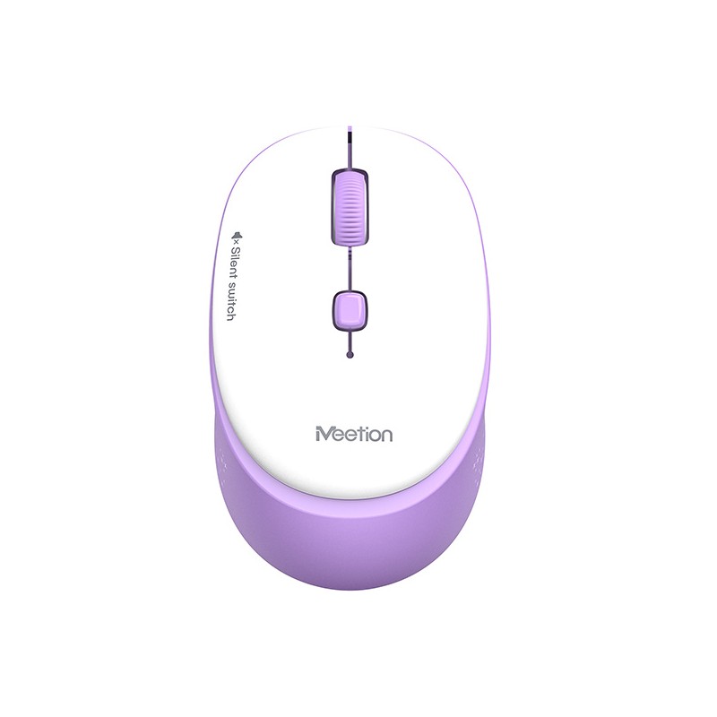 Meetion R571 Myš bezdrátová, bílo-modrá, 1600DPI