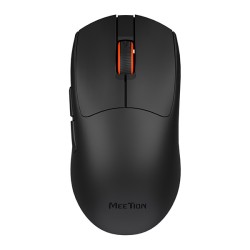 Meetion GW12 Myš černá, 12800DPI, Tri-Mode