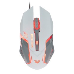 Meetion M915 Myš drátová, černá, 2400DPI