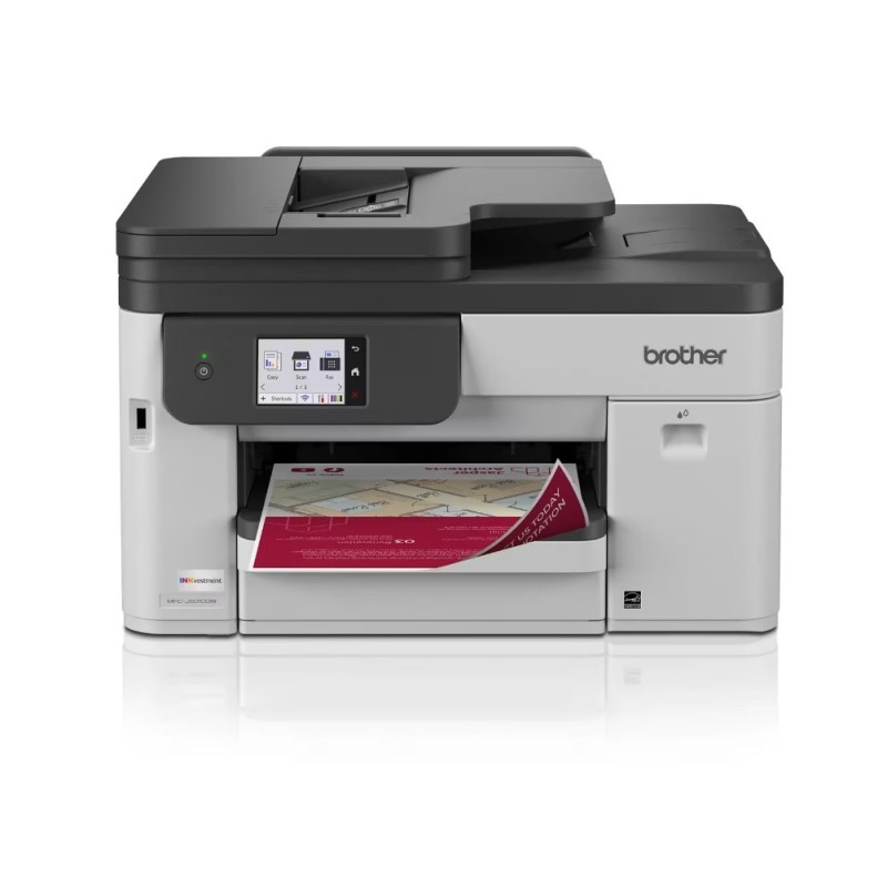 BROTHER multifunkce inkoustová MFC-J5010DW - A4 28ppm 512MB 1200x4800 USB LAN WiFi duplex 50DADF DUALSKEN