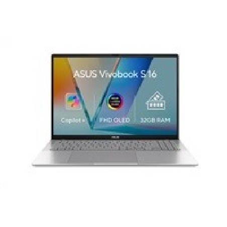 ASUS NTB Vivobook S16 (M3607GA-OLED012WZ), Ryzen AI 7 445, 16" 1920 x 1200, 16GB, 512GB SSD, Radeon, W11 Home, Gray