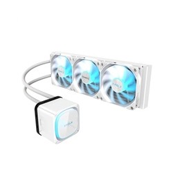 GIGABYTE Vodní chladič EAGLE ICE 360, 3x120mm, ARGB, LGA1851, AM5, bílá