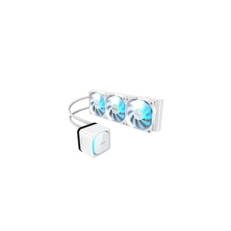 GIGABYTE Vodní chladič EAGLE ICE 360, 3x120mm, ARGB, LGA1851, AM5, bílá