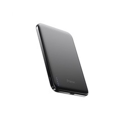 BMX SolidSafe™ Air Titanium 5K Qi2 Wireless Magnetic Power Bank, Black