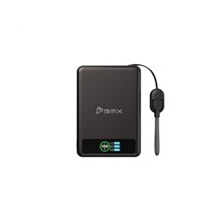 BMX SolidSafe™ 10K Solid-State Magnetic Power Bank, Black