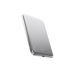 BMX SolidSafe™ Air Titanium 5K Qi2 Wireless Magnetic Power Bank, Silver