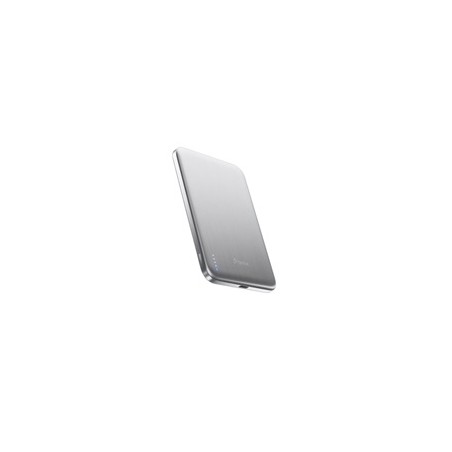 BMX SolidSafe™ Air Titanium 5K Qi2 Wireless Magnetic Power Bank, Silver