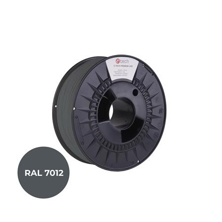 Filament C-TECH PREMIUM LINE, ASA, čedičová šedá, RAL7012, 1,75mm, 1kg