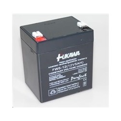 Baterie - FUKAWA FW 5-12 U (12V/5Ah - Faston 250) SLA baterie, životnost 5let
