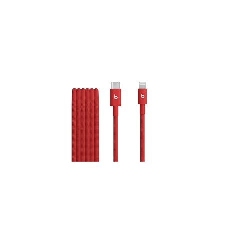 BEATS USB-C TO LIGHTNING/WOVEN CABLE (1.5 M) RAPID RED